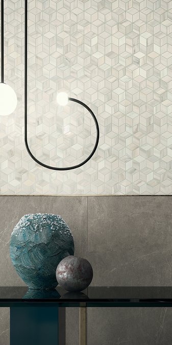 GREY TILES Foyer Royal | Marca Corona ceramic tiles